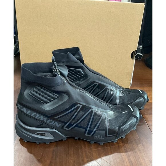 SALOMON Snowcross Sneakers in Black Magnet 12 With Box Mens...